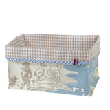 BeigeBlau mit Beigem Vichy