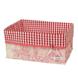 Rosa mit Rotem Vichy