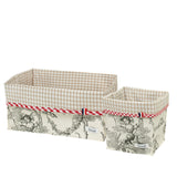 Noir mit Beigem Vichy